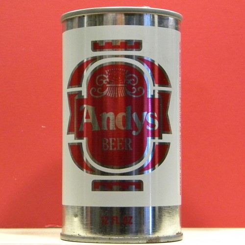 Andys beer misprint can - andys,