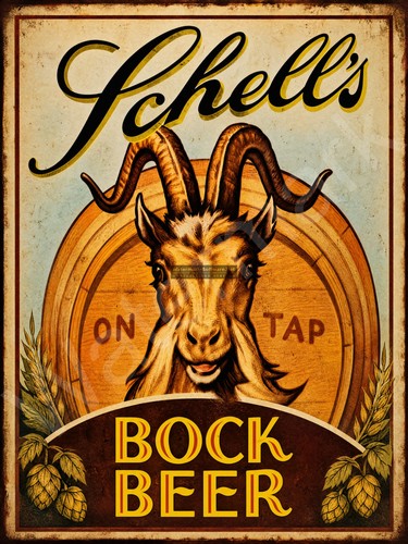 Schell bock beer - bock,